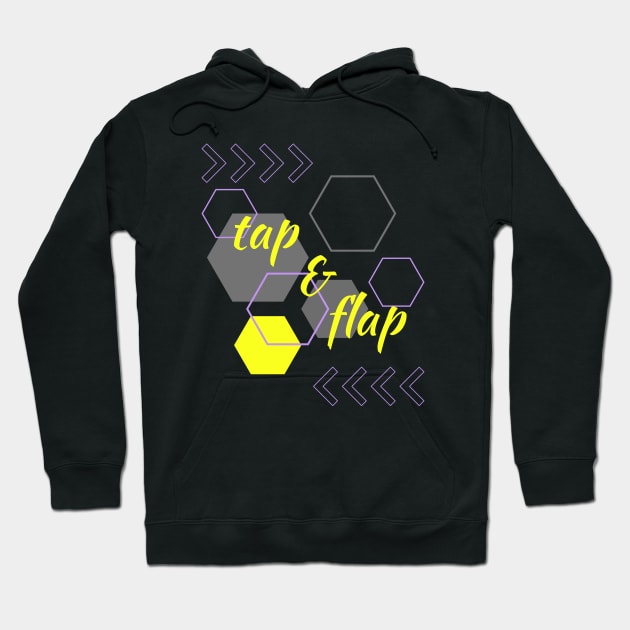 Tap & Flap - 1 Hoodie by AbsZeroPi